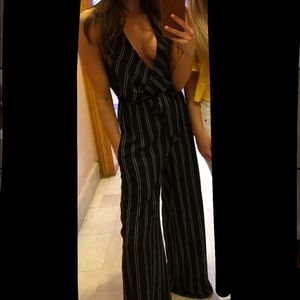 Guess Pinstripe Jumpsuit